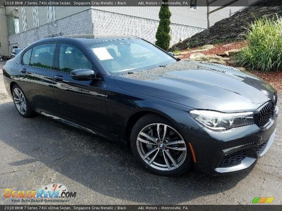 2018 BMW 7 Series 740i xDrive Sedan Singapore Gray Metallic / Black Photo #1