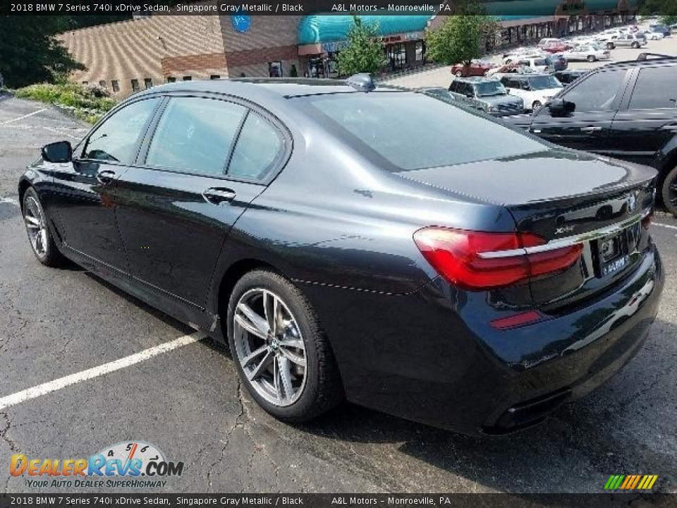 2018 BMW 7 Series 740i xDrive Sedan Singapore Gray Metallic / Black Photo #2