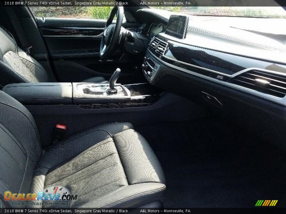 2018 BMW 7 Series 740i xDrive Sedan Singapore Gray Metallic / Black Photo #3