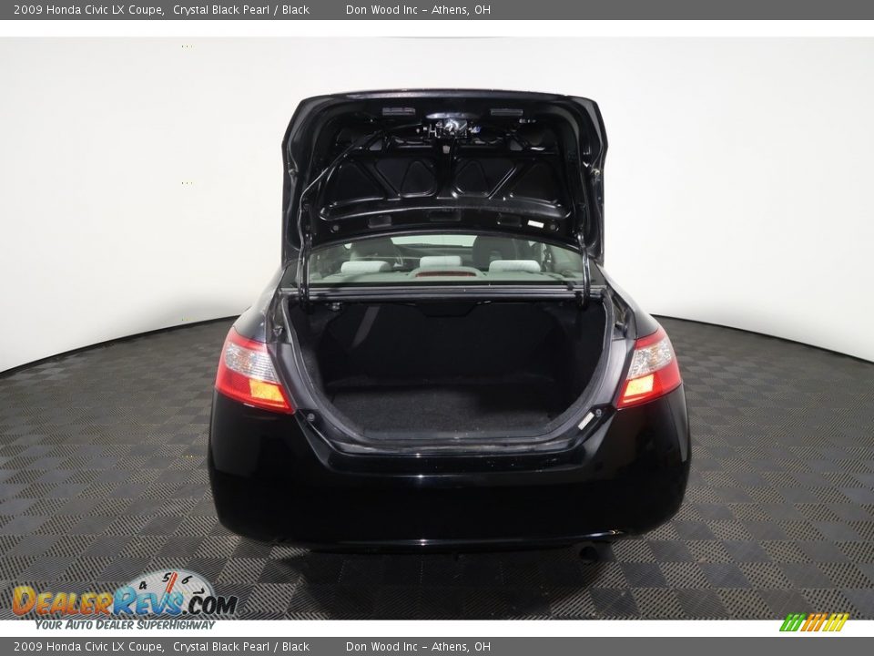 2009 Honda Civic LX Coupe Crystal Black Pearl / Black Photo #21