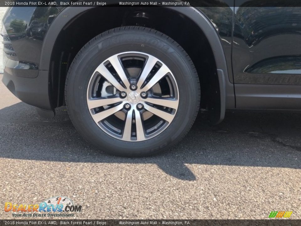 2018 Honda Pilot EX-L AWD Black Forest Pearl / Beige Photo #26
