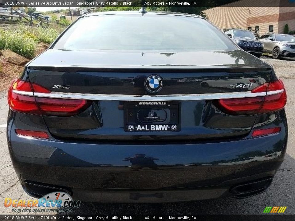 2018 BMW 7 Series 740i xDrive Sedan Singapore Gray Metallic / Black Photo #7