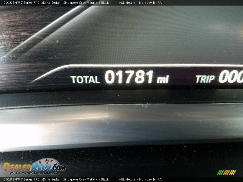 2018 BMW 7 Series 740i xDrive Sedan Singapore Gray Metallic / Black Photo #14