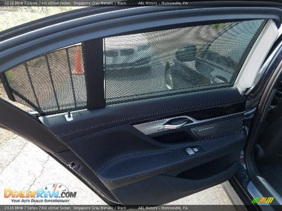 2018 BMW 7 Series 740i xDrive Sedan Singapore Gray Metallic / Black Photo #17