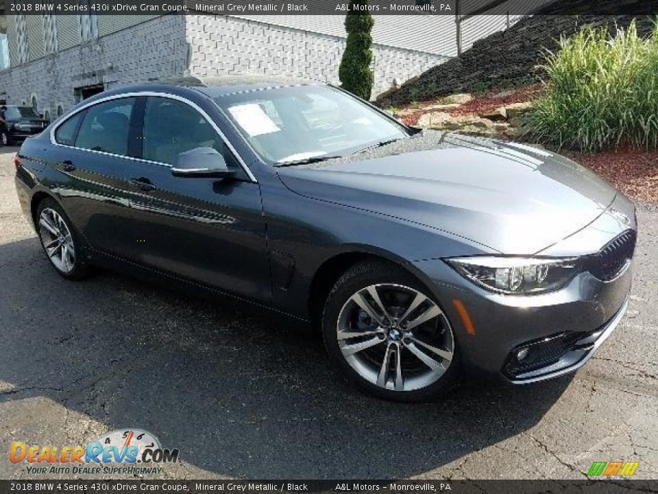 2018 BMW 4 Series 430i xDrive Gran Coupe Mineral Grey Metallic / Black Photo #1