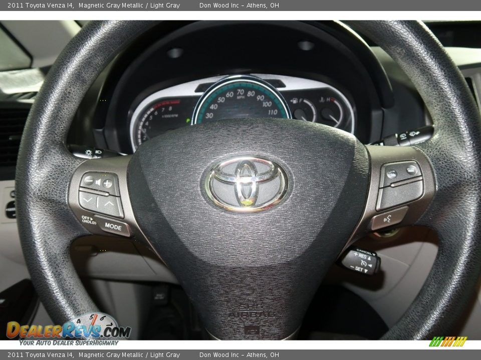 2011 Toyota Venza I4 Magnetic Gray Metallic / Light Gray Photo #15