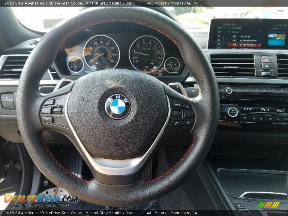 2018 BMW 4 Series 430i xDrive Gran Coupe Mineral Grey Metallic / Black Photo #15