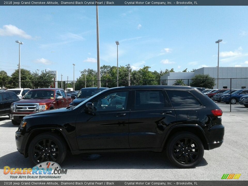 2018 Jeep Grand Cherokee Altitude Diamond Black Crystal Pearl / Black Photo #1