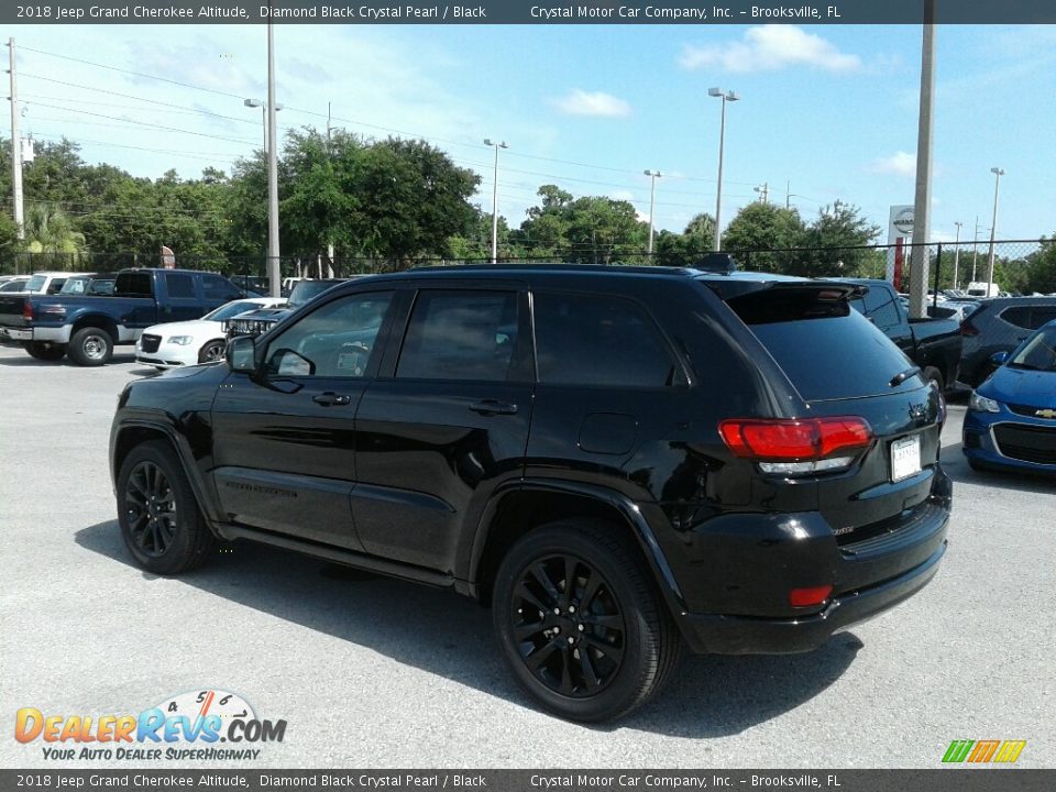 2018 Jeep Grand Cherokee Altitude Diamond Black Crystal Pearl / Black Photo #2