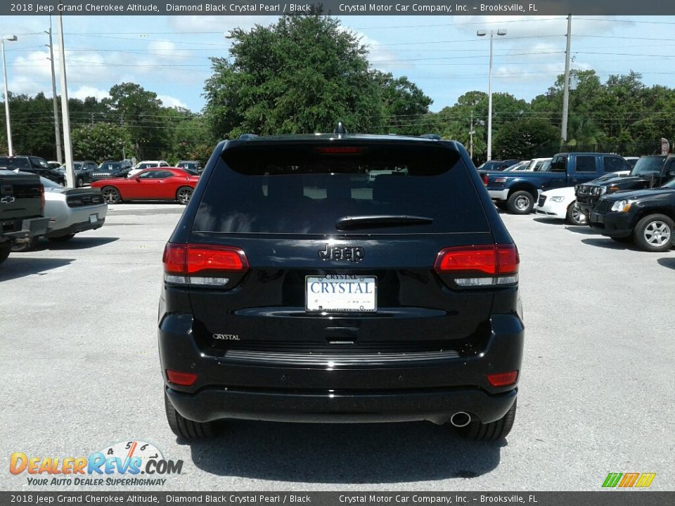 2018 Jeep Grand Cherokee Altitude Diamond Black Crystal Pearl / Black Photo #3