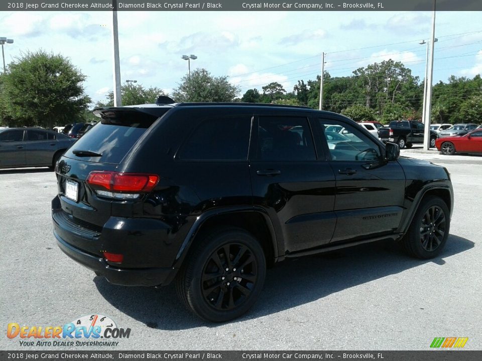 2018 Jeep Grand Cherokee Altitude Diamond Black Crystal Pearl / Black Photo #4