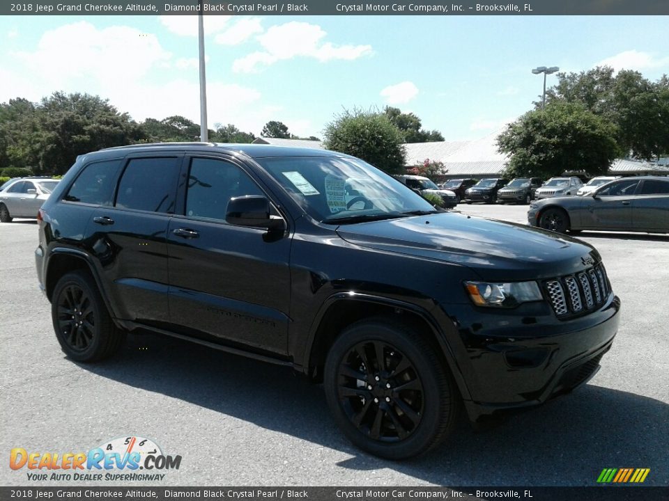 2018 Jeep Grand Cherokee Altitude Diamond Black Crystal Pearl / Black Photo #6