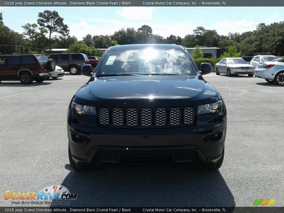 2018 Jeep Grand Cherokee Altitude Diamond Black Crystal Pearl / Black Photo #7