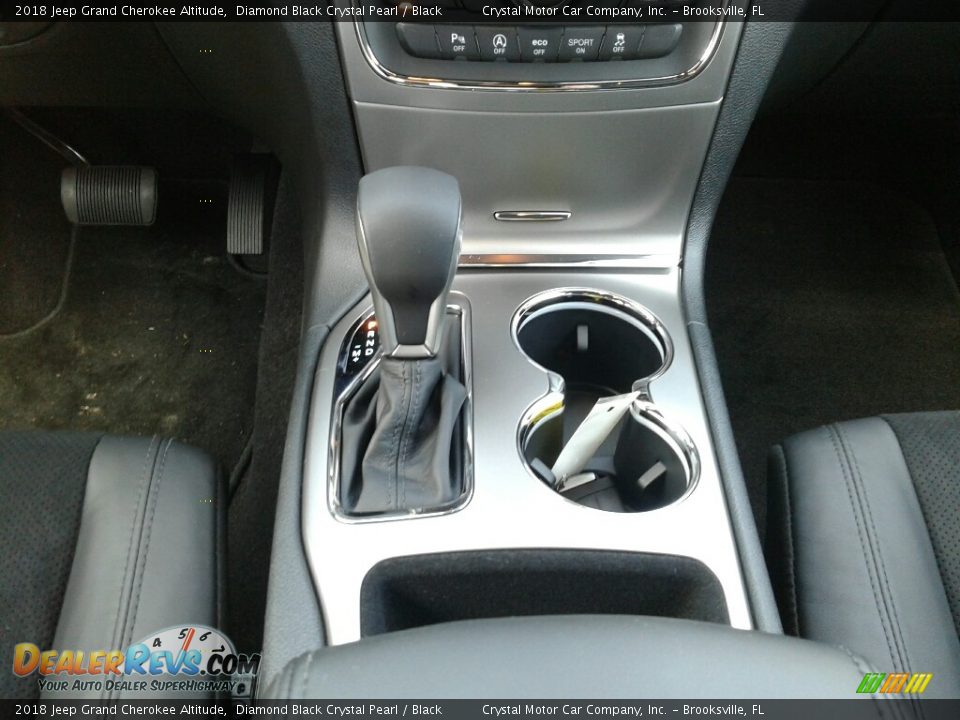 2018 Jeep Grand Cherokee Altitude Diamond Black Crystal Pearl / Black Photo #16