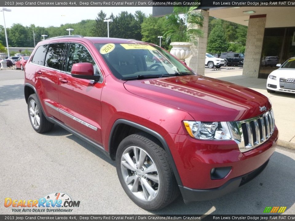 2013 Jeep Grand Cherokee Laredo 4x4 Deep Cherry Red Crystal Pearl / Dark Graystone/Medium Graystone Photo #3