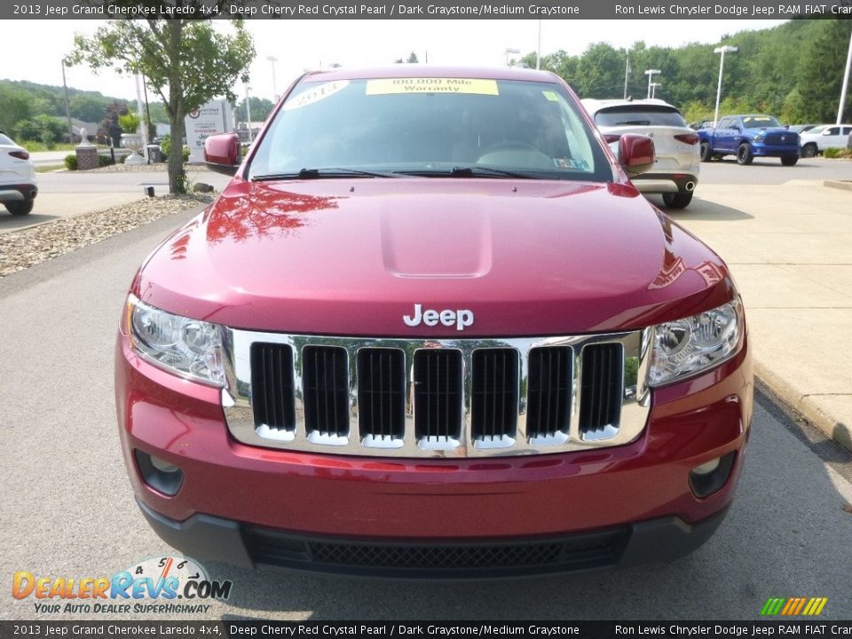 2013 Jeep Grand Cherokee Laredo 4x4 Deep Cherry Red Crystal Pearl / Dark Graystone/Medium Graystone Photo #4