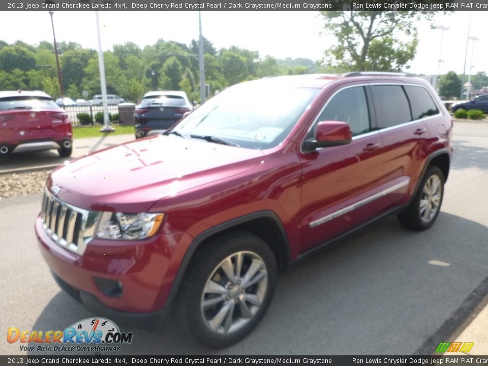 2013 Jeep Grand Cherokee Laredo 4x4 Deep Cherry Red Crystal Pearl / Dark Graystone/Medium Graystone Photo #5