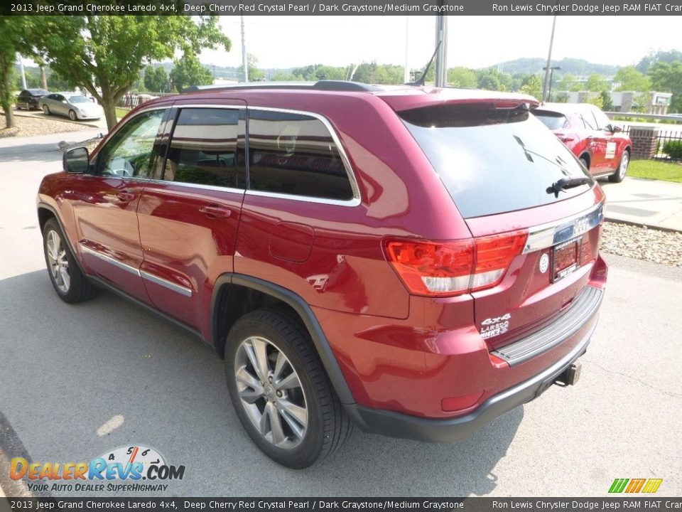 2013 Jeep Grand Cherokee Laredo 4x4 Deep Cherry Red Crystal Pearl / Dark Graystone/Medium Graystone Photo #7