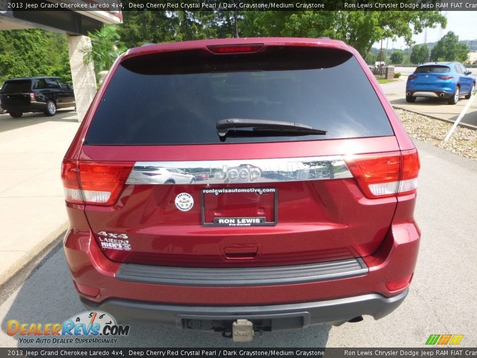 2013 Jeep Grand Cherokee Laredo 4x4 Deep Cherry Red Crystal Pearl / Dark Graystone/Medium Graystone Photo #8