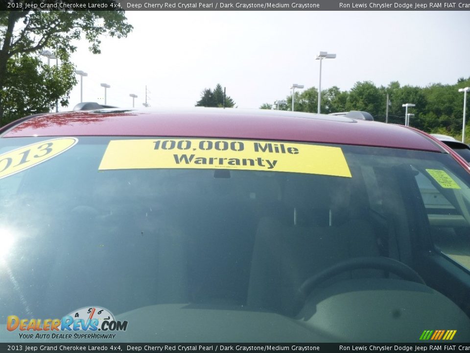 2013 Jeep Grand Cherokee Laredo 4x4 Deep Cherry Red Crystal Pearl / Dark Graystone/Medium Graystone Photo #14