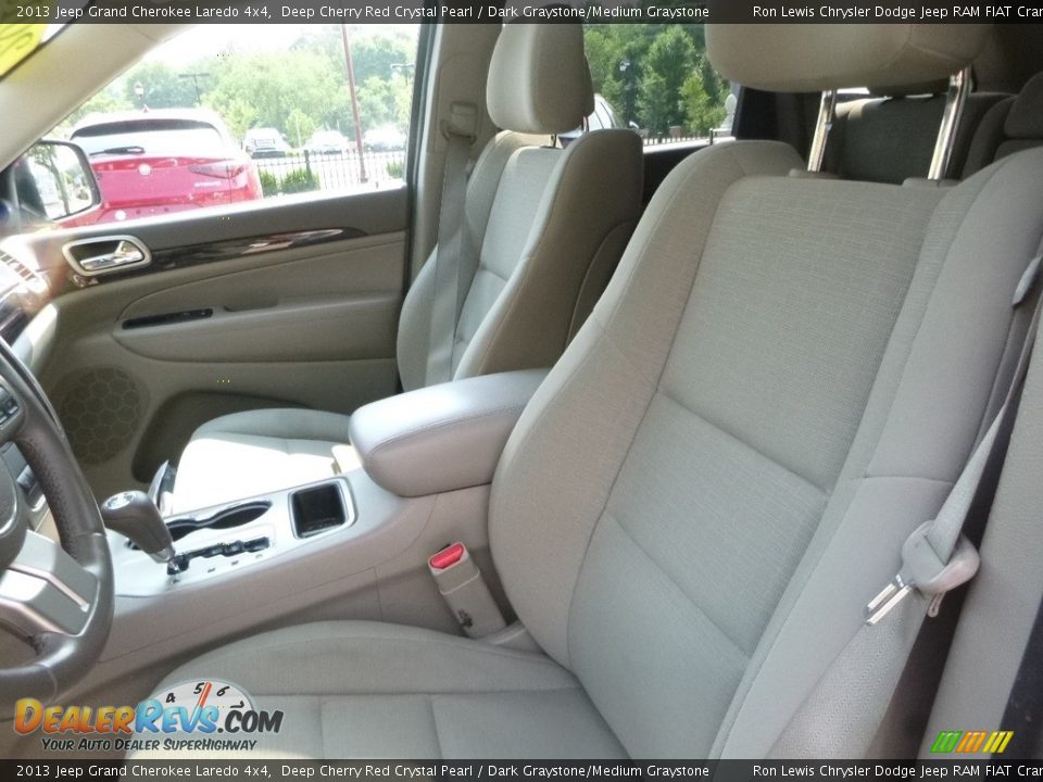 2013 Jeep Grand Cherokee Laredo 4x4 Deep Cherry Red Crystal Pearl / Dark Graystone/Medium Graystone Photo #15