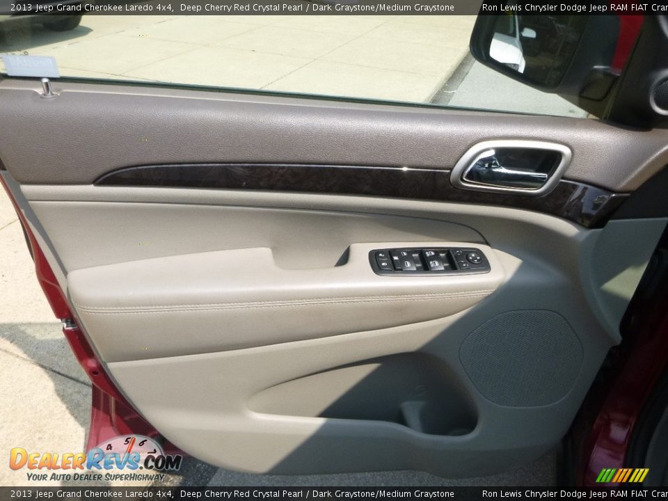 2013 Jeep Grand Cherokee Laredo 4x4 Deep Cherry Red Crystal Pearl / Dark Graystone/Medium Graystone Photo #16