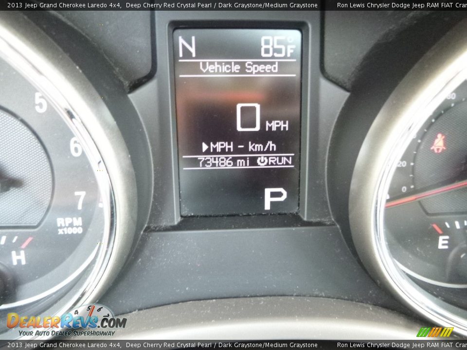 2013 Jeep Grand Cherokee Laredo 4x4 Deep Cherry Red Crystal Pearl / Dark Graystone/Medium Graystone Photo #19