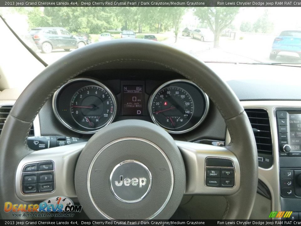 2013 Jeep Grand Cherokee Laredo 4x4 Deep Cherry Red Crystal Pearl / Dark Graystone/Medium Graystone Photo #20