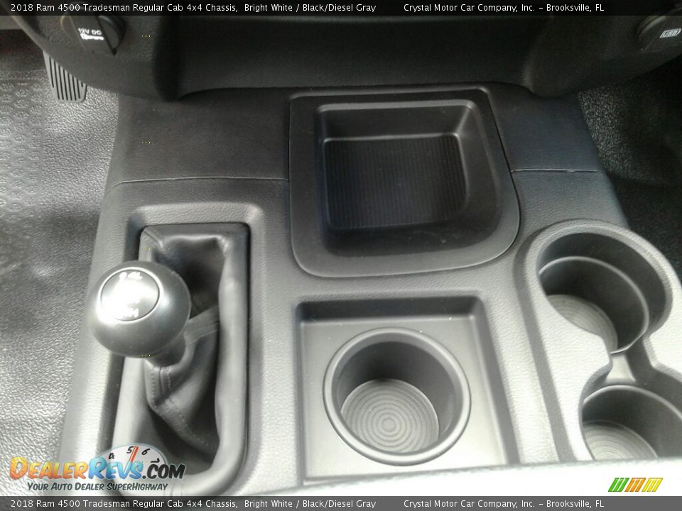 2018 Ram 4500 Tradesman Regular Cab 4x4 Chassis Bright White / Black/Diesel Gray Photo #16