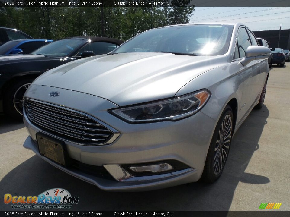 2018 Ford Fusion Hybrid Titanium Ingot Silver / Ebony Photo #1