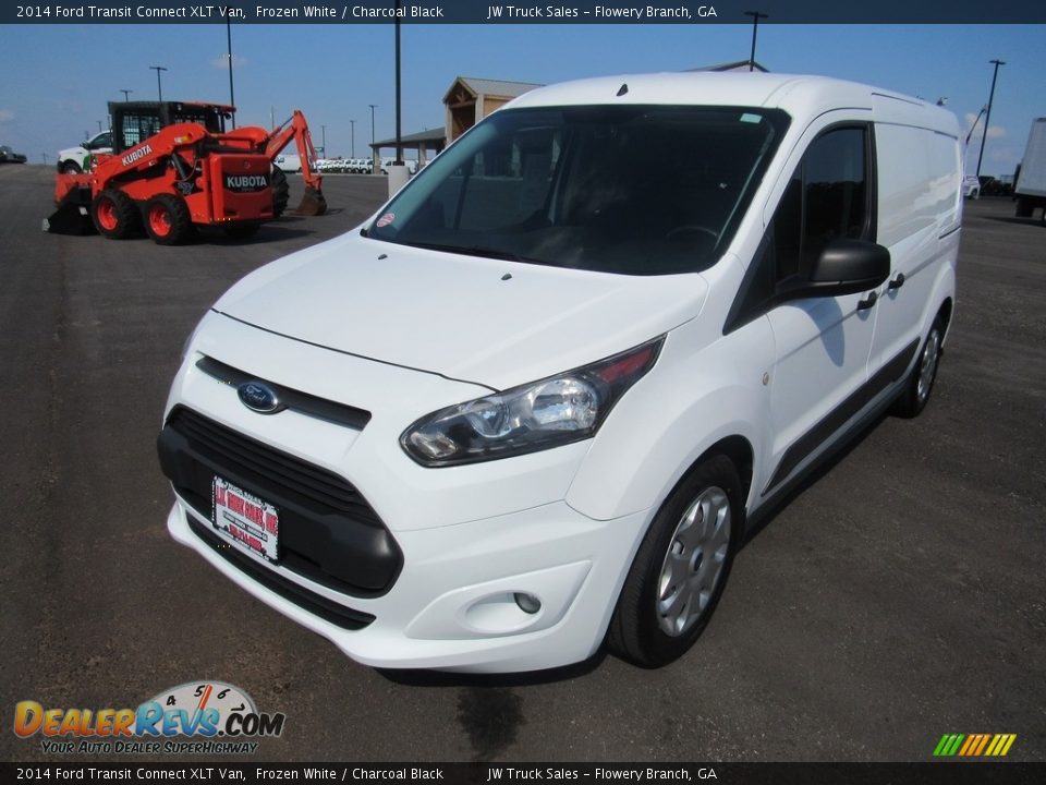 2014 Ford Transit Connect XLT Van Frozen White / Charcoal Black Photo #1