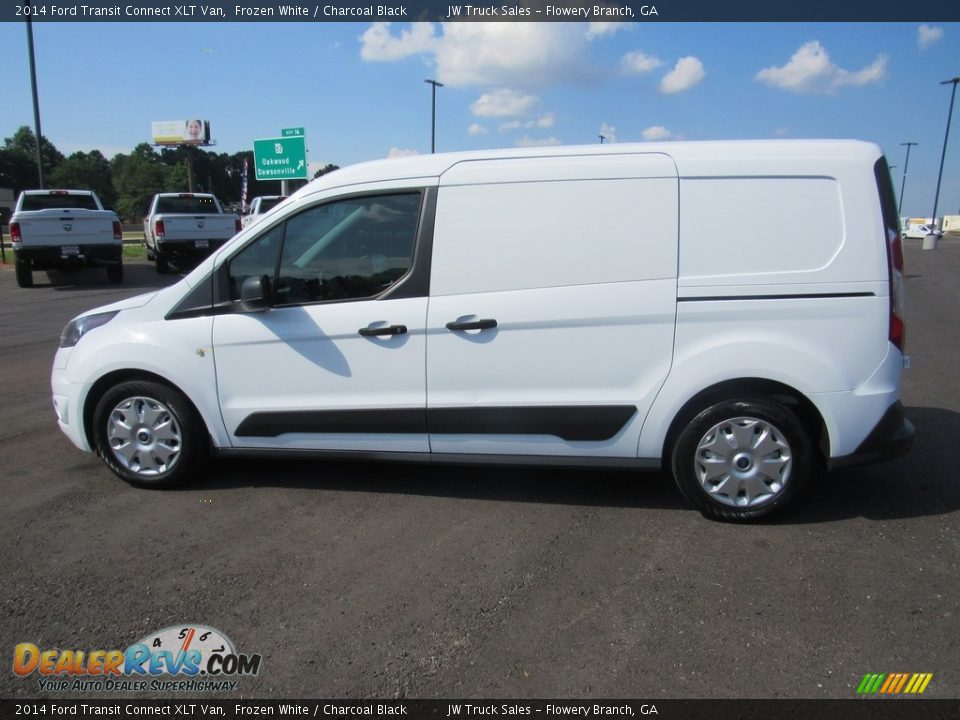 2014 Ford Transit Connect XLT Van Frozen White / Charcoal Black Photo #2