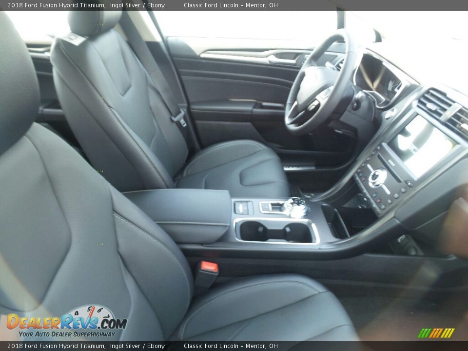 2018 Ford Fusion Hybrid Titanium Ingot Silver / Ebony Photo #4