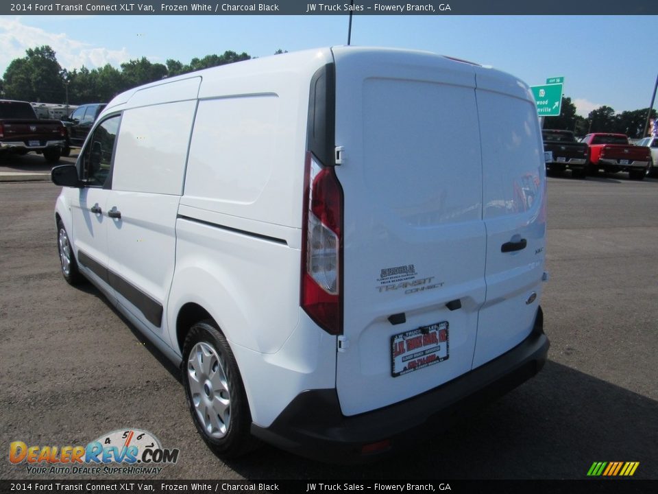 2014 Ford Transit Connect XLT Van Frozen White / Charcoal Black Photo #3