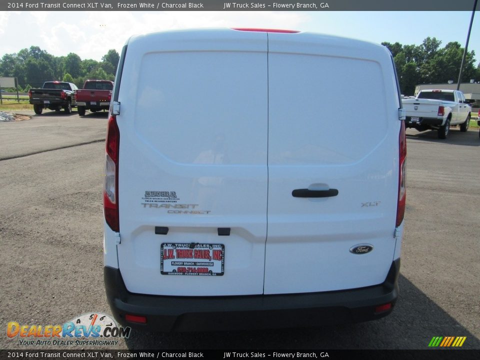 2014 Ford Transit Connect XLT Van Frozen White / Charcoal Black Photo #4