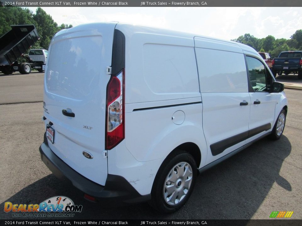 2014 Ford Transit Connect XLT Van Frozen White / Charcoal Black Photo #5