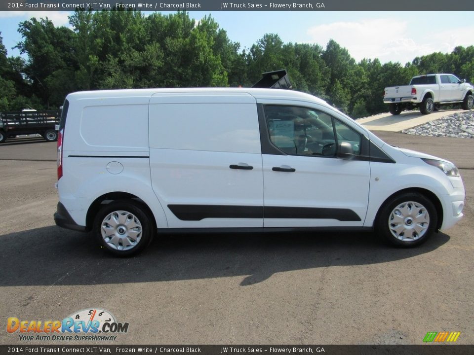 2014 Ford Transit Connect XLT Van Frozen White / Charcoal Black Photo #6