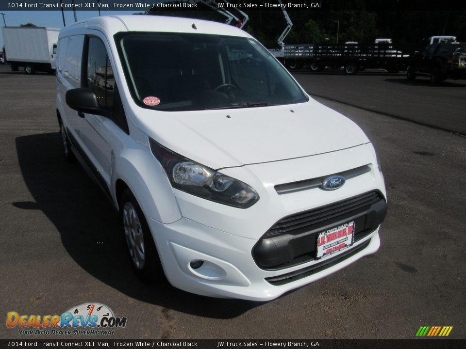 2014 Ford Transit Connect XLT Van Frozen White / Charcoal Black Photo #7