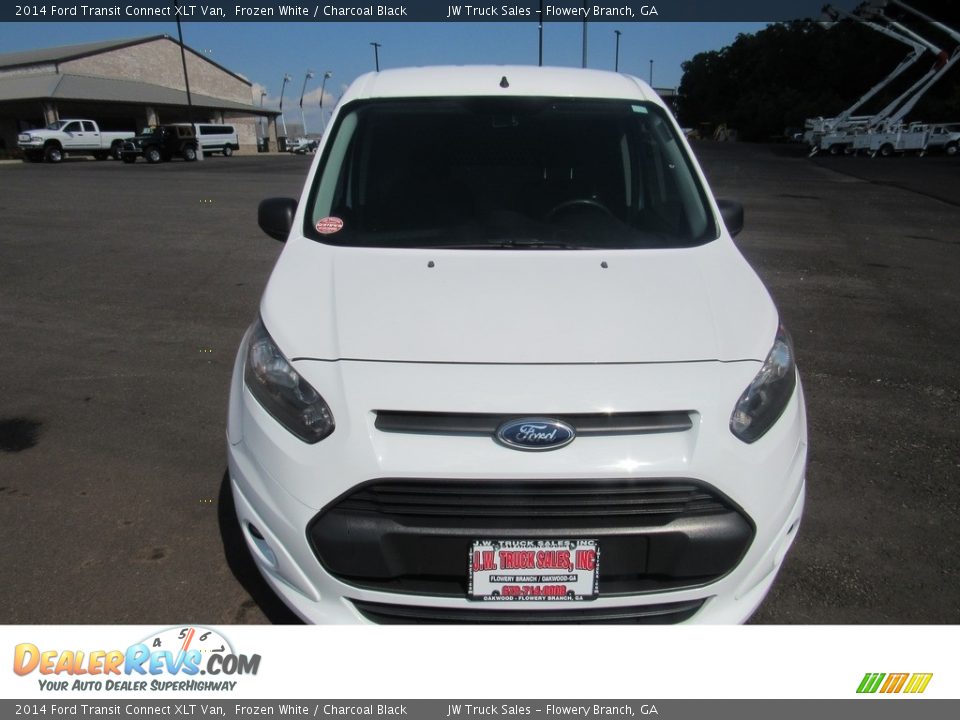 2014 Ford Transit Connect XLT Van Frozen White / Charcoal Black Photo #8