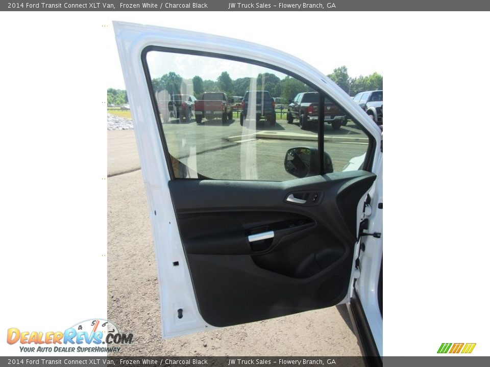 2014 Ford Transit Connect XLT Van Frozen White / Charcoal Black Photo #19