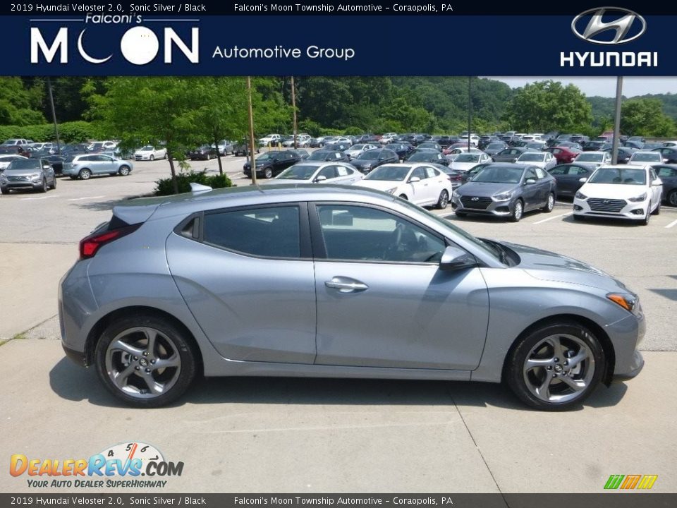 2019 Hyundai Veloster 2.0 Sonic Silver / Black Photo #1