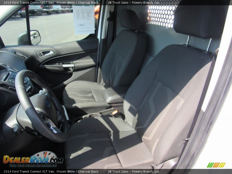 2014 Ford Transit Connect XLT Van Frozen White / Charcoal Black Photo #21