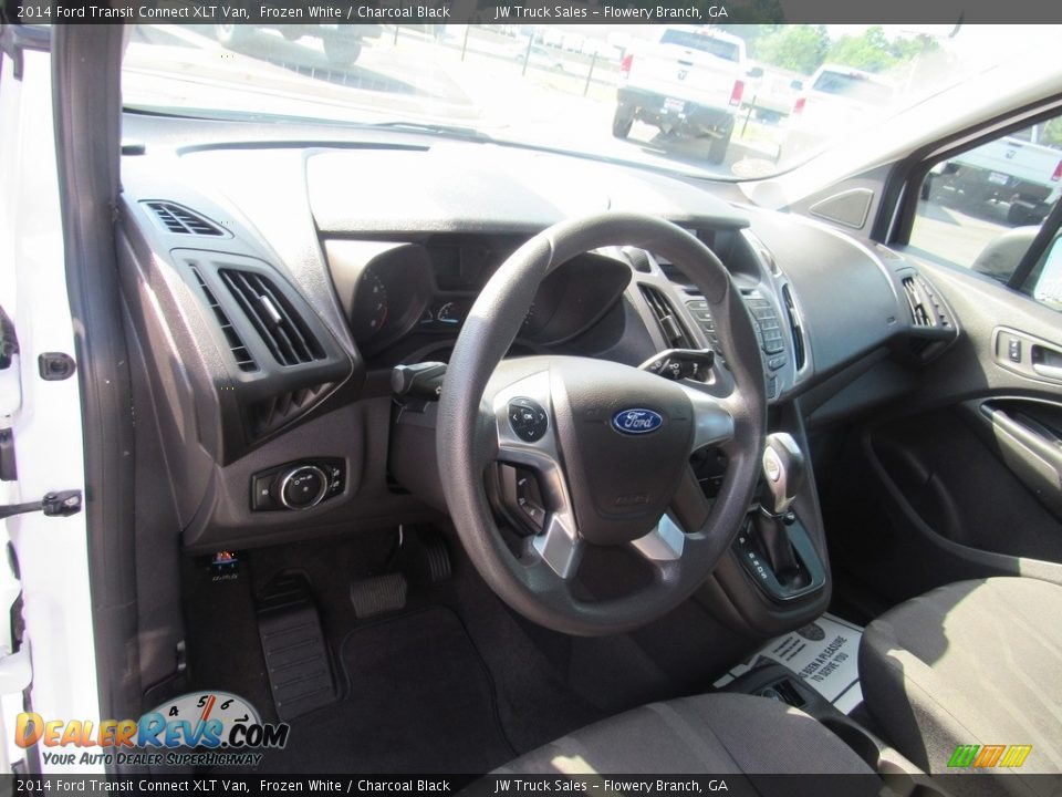 2014 Ford Transit Connect XLT Van Frozen White / Charcoal Black Photo #23
