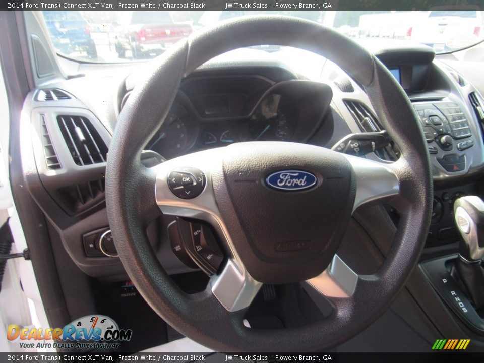 2014 Ford Transit Connect XLT Van Frozen White / Charcoal Black Photo #24