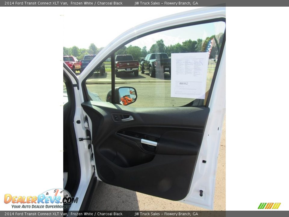 2014 Ford Transit Connect XLT Van Frozen White / Charcoal Black Photo #28