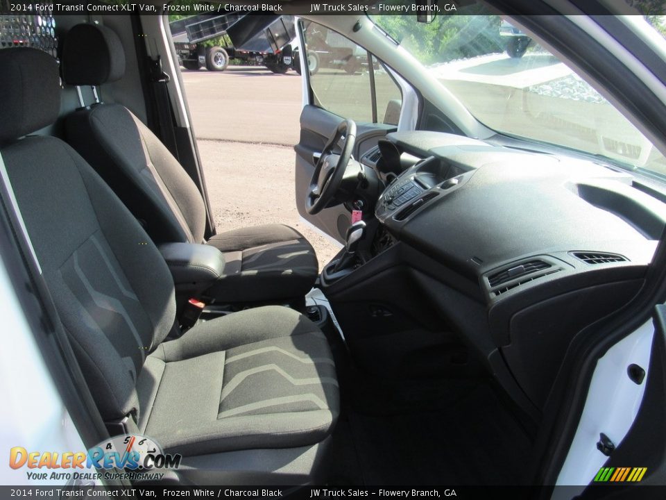 2014 Ford Transit Connect XLT Van Frozen White / Charcoal Black Photo #31