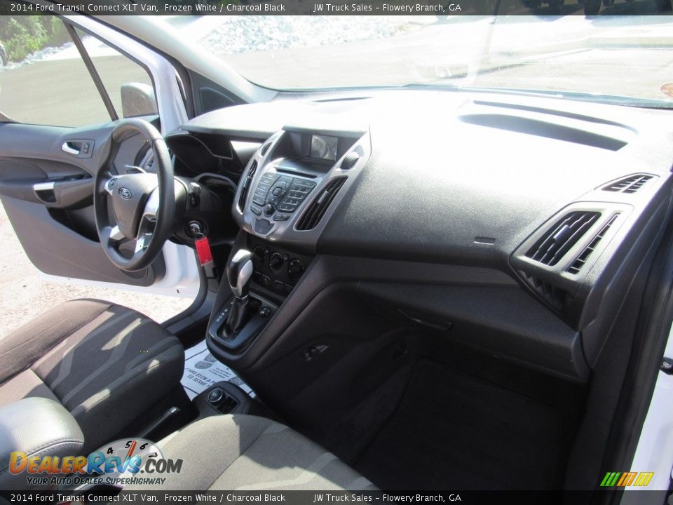 2014 Ford Transit Connect XLT Van Frozen White / Charcoal Black Photo #32