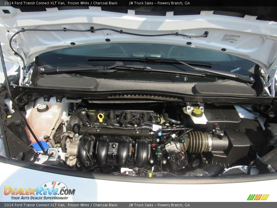 2014 Ford Transit Connect XLT Van Frozen White / Charcoal Black Photo #33