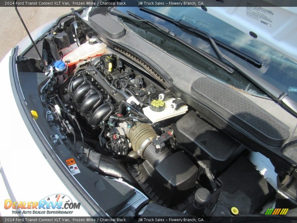 2014 Ford Transit Connect XLT Van Frozen White / Charcoal Black Photo #34