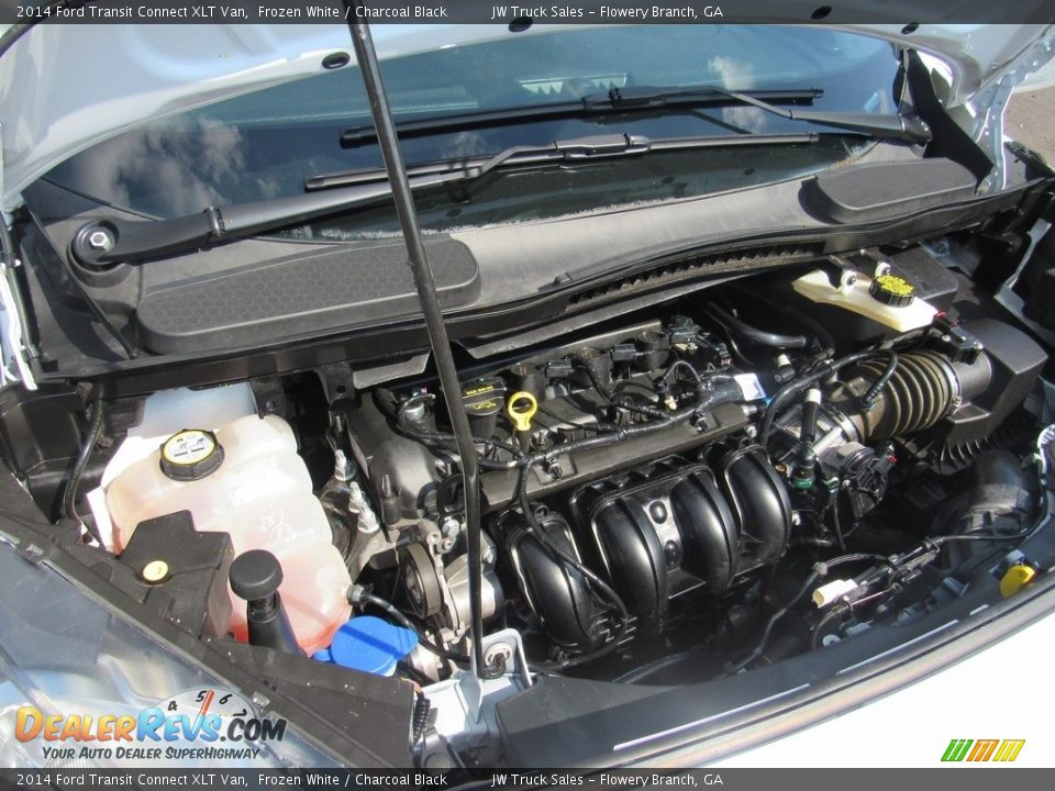 2014 Ford Transit Connect XLT Van Frozen White / Charcoal Black Photo #35